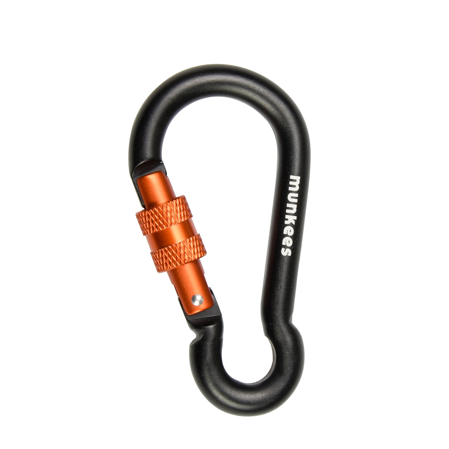 munkees Karabiner Birne mit Schraubverschluss