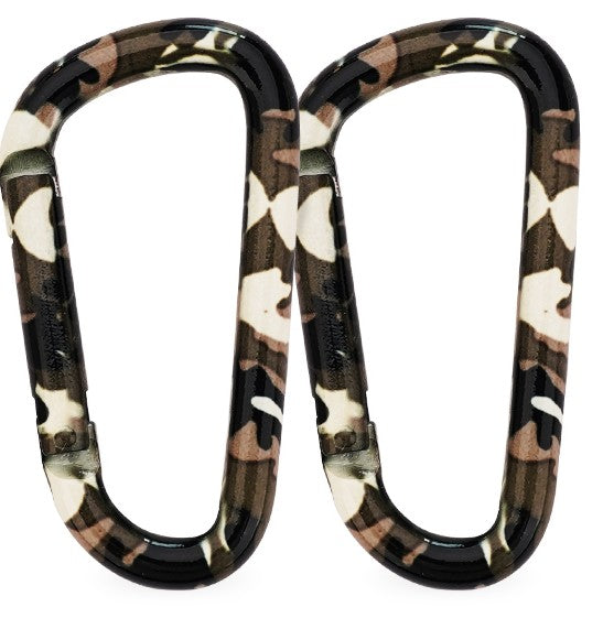 munkees Karabiner Dessert Camo – 2 Stück