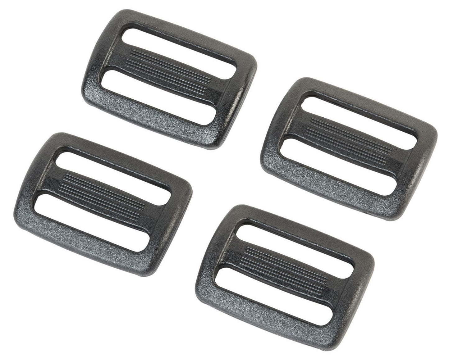Leiterschnallen Set 20 25 50 mm Schwarz Verpackung mit Produktbeschriftung