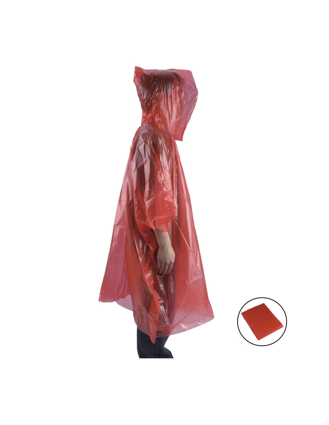 AceCamp Notfall-Regenponcho kompakt verpackt klein für Rucksack geeignet