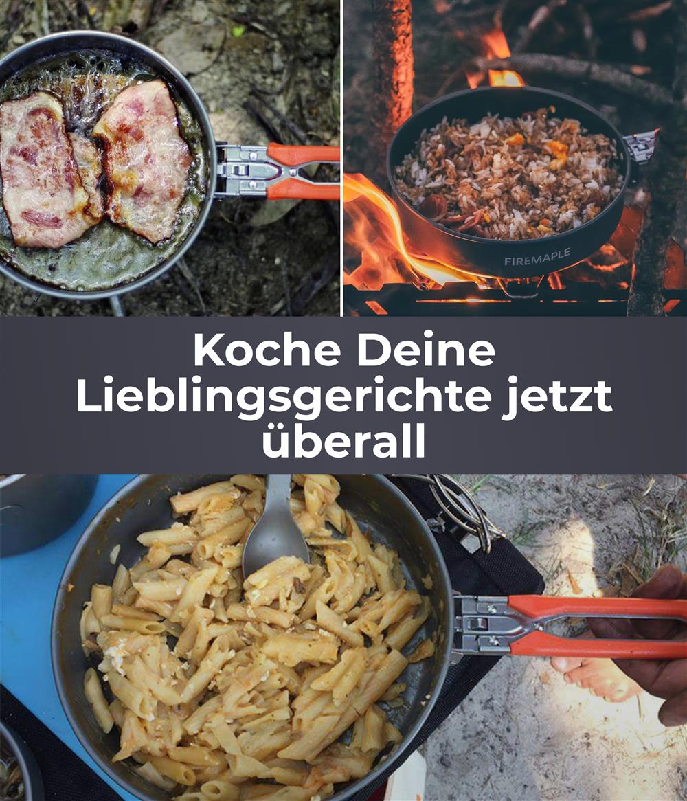 Verpackung der Fire-Maple FP Campingpfanne 0,9L mit Produktdetails