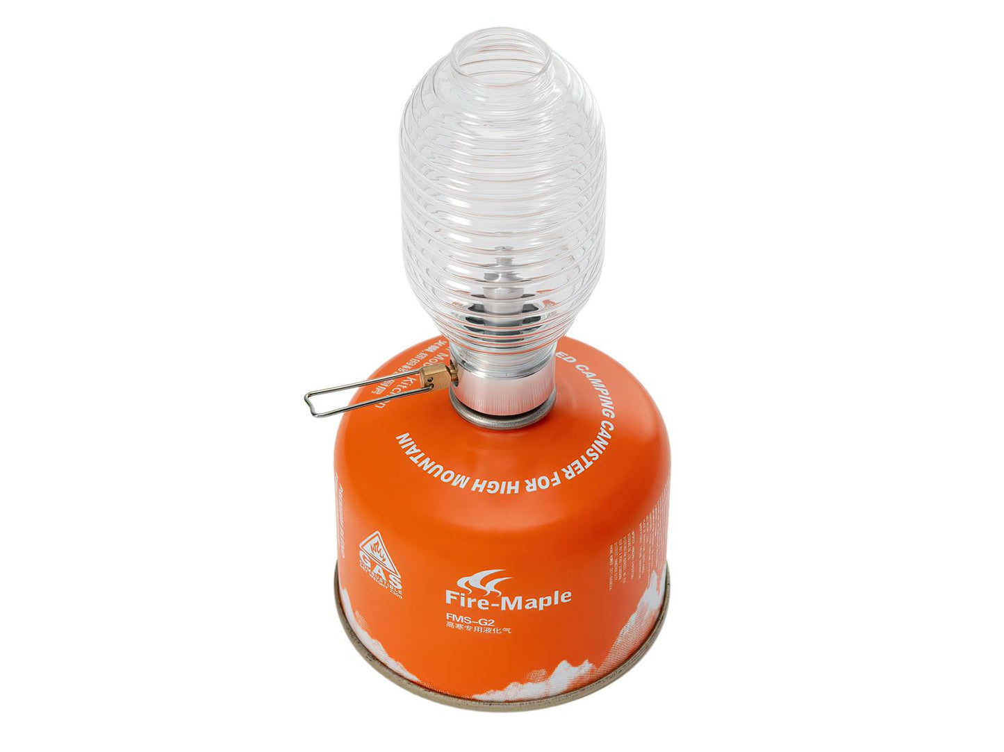 Originalverpackung der Fire-Maple Firefly Gaslampe mit Produktbeschriftung
