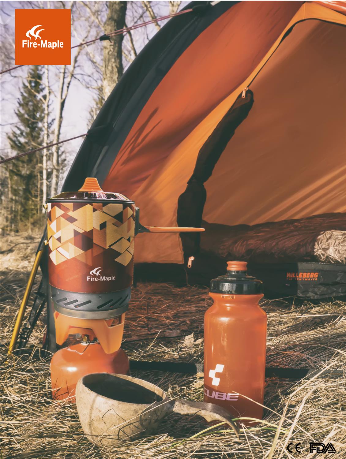 Fire-Maple Star X2 Gaskocher-Set mit 1L Topf & Piezo-Zündung