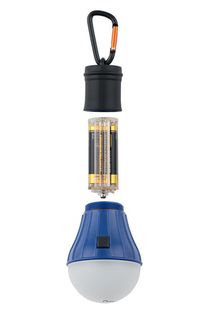 AceCamp LED Zeltlampe Blau mit Karabiner & Batterien