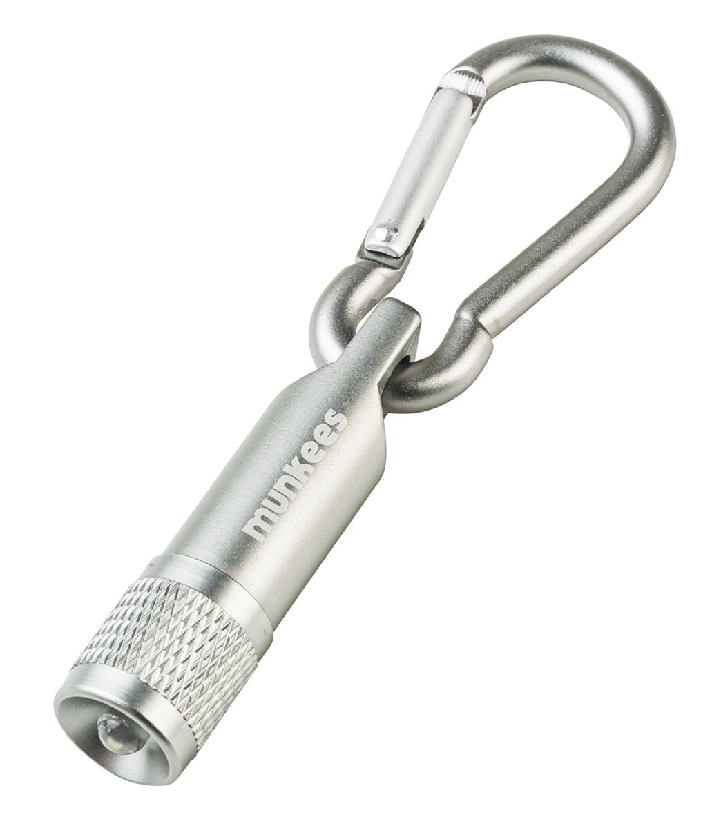 munkees Mini Taschenlampe mit Karabiner und LED