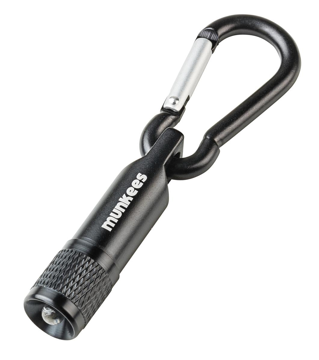 munkees Mini Taschenlampe mit Karabiner und LED