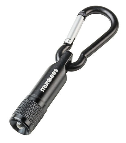 munkees Mini Taschenlampe mit Karabiner und LED