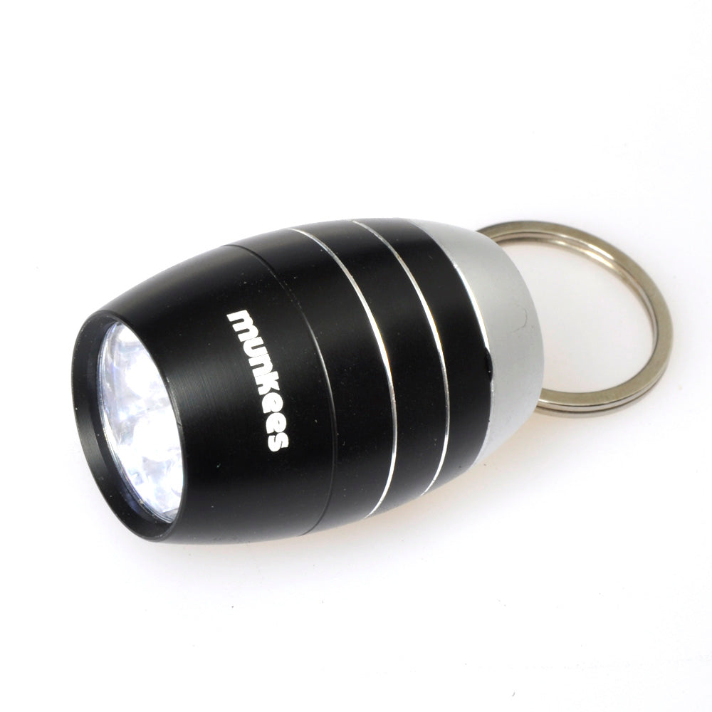munkees 6-LED Schlüsselanhänger Taschenlampe Tonnenform