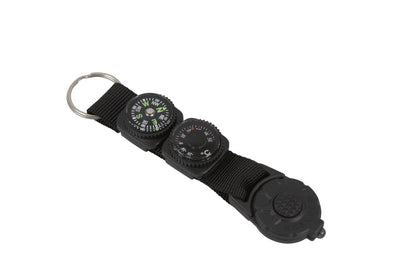 munkees Schlüsselanhänger mit Kompass, Thermometer & LED