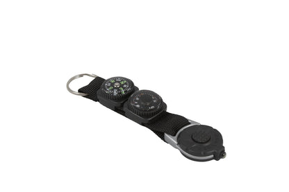 munkees Schlüsselanhänger mit Kompass, Thermometer & LED