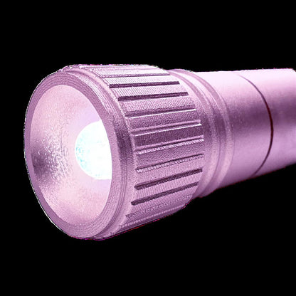 munkees Mini LED Taschenlampe mit Herz-Karabiner – pink