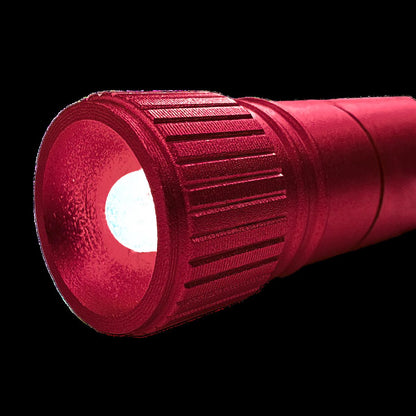 Munkees Mini LED Taschenlampe mit Herz-Karabiner – Rot