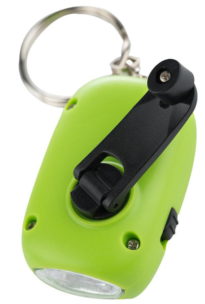 munkees Mini Solar Dynamo Taschenlampe mit Kurbel