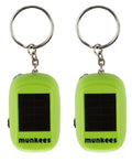 munkees Mini Solar Dynamo Taschenlampe, 2er-Set