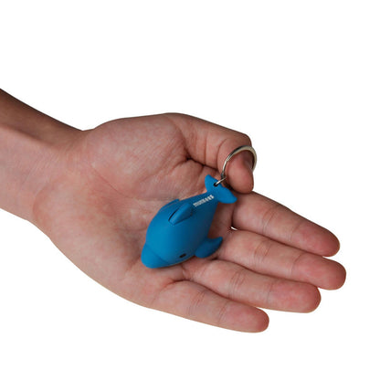 munkees Delfin LED Schlüsselanhänger mit Licht & Sound