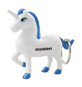 munkees Einhorn LED-Schlüsselanhänger Blau mit Sound