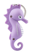 munkees Schlüsselanhänger Seepferdchen mit LED und Sound