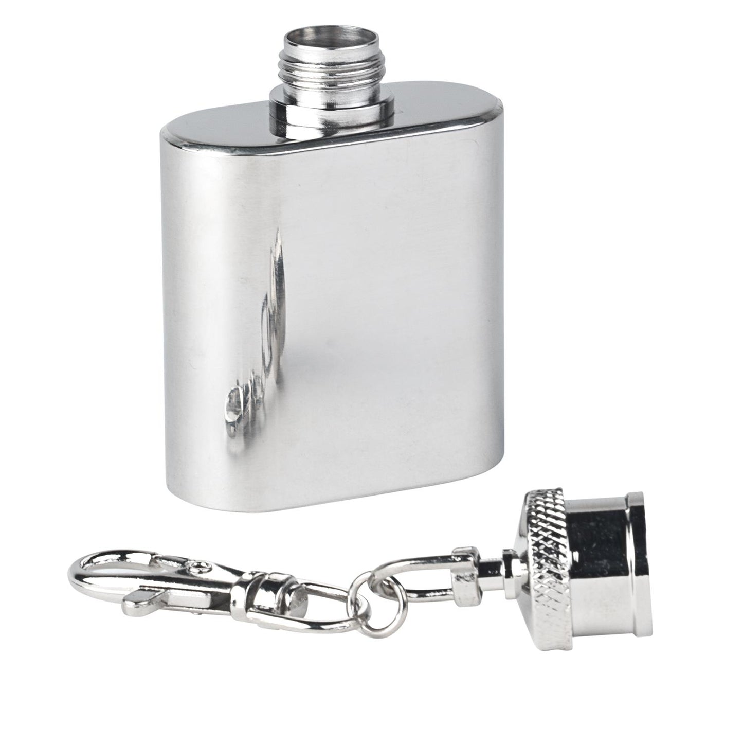 munkees Kippis Flachmann-Set mit Karabiner & Trichter, 30 ml