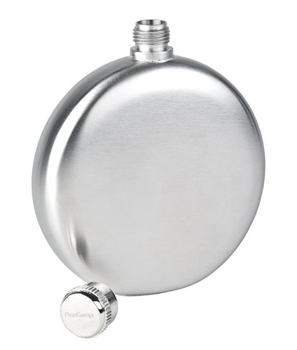 Runder Edelstahl Flachmann 150 ml – AceCamp