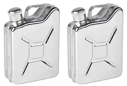 AceCamp Flachmann 2er-Set – Edelstahl im Kanister-Design