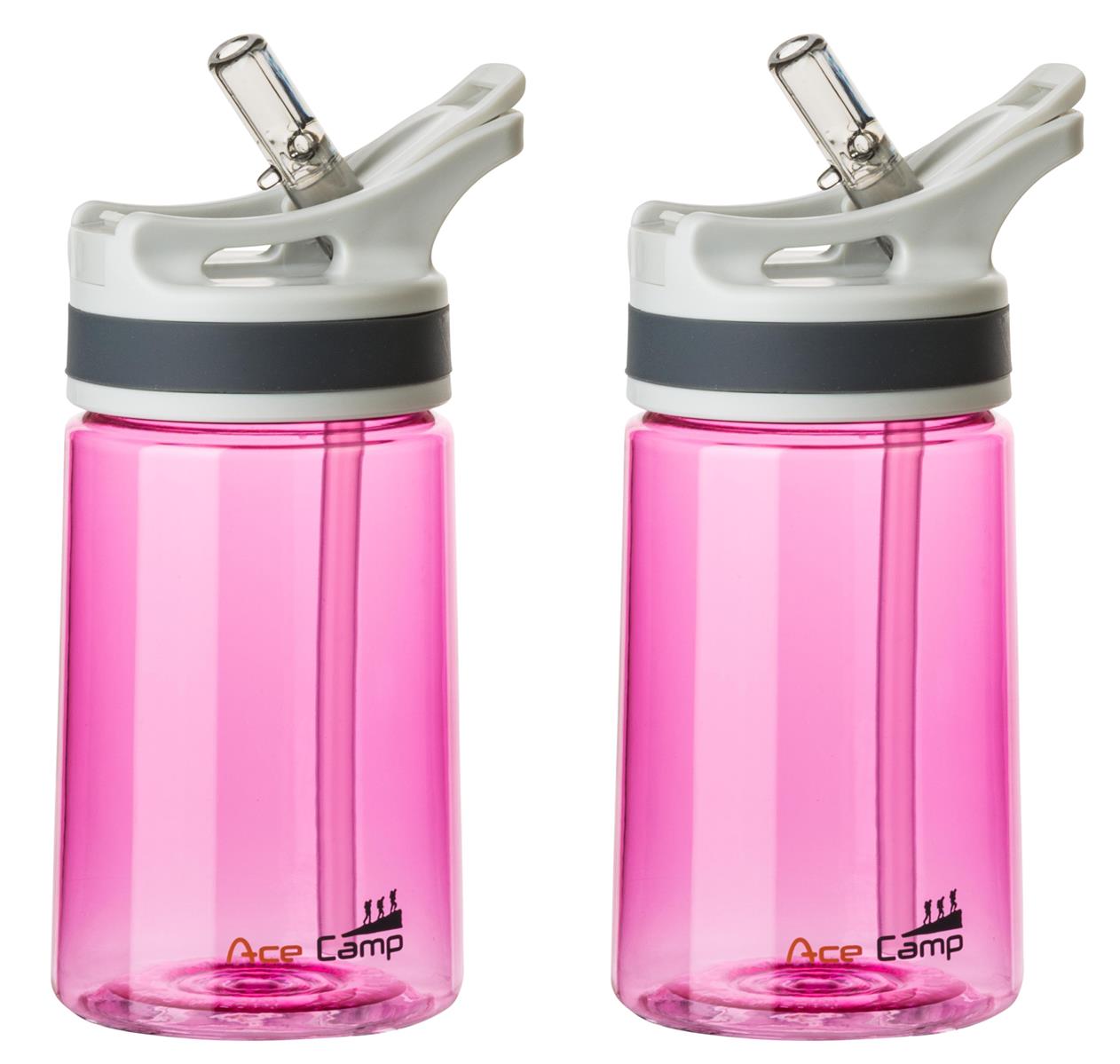 AceCamp TRITAN Trinkflasche BPA-frei mit Trinkhalm