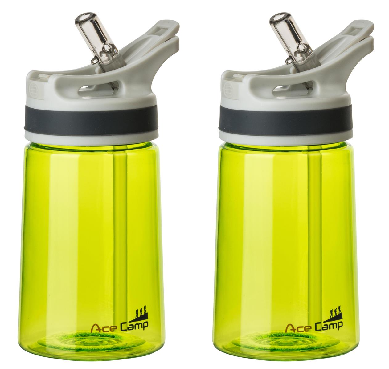 AceCamp TRITAN Trinkflasche BPA-frei mit Trinkhalm