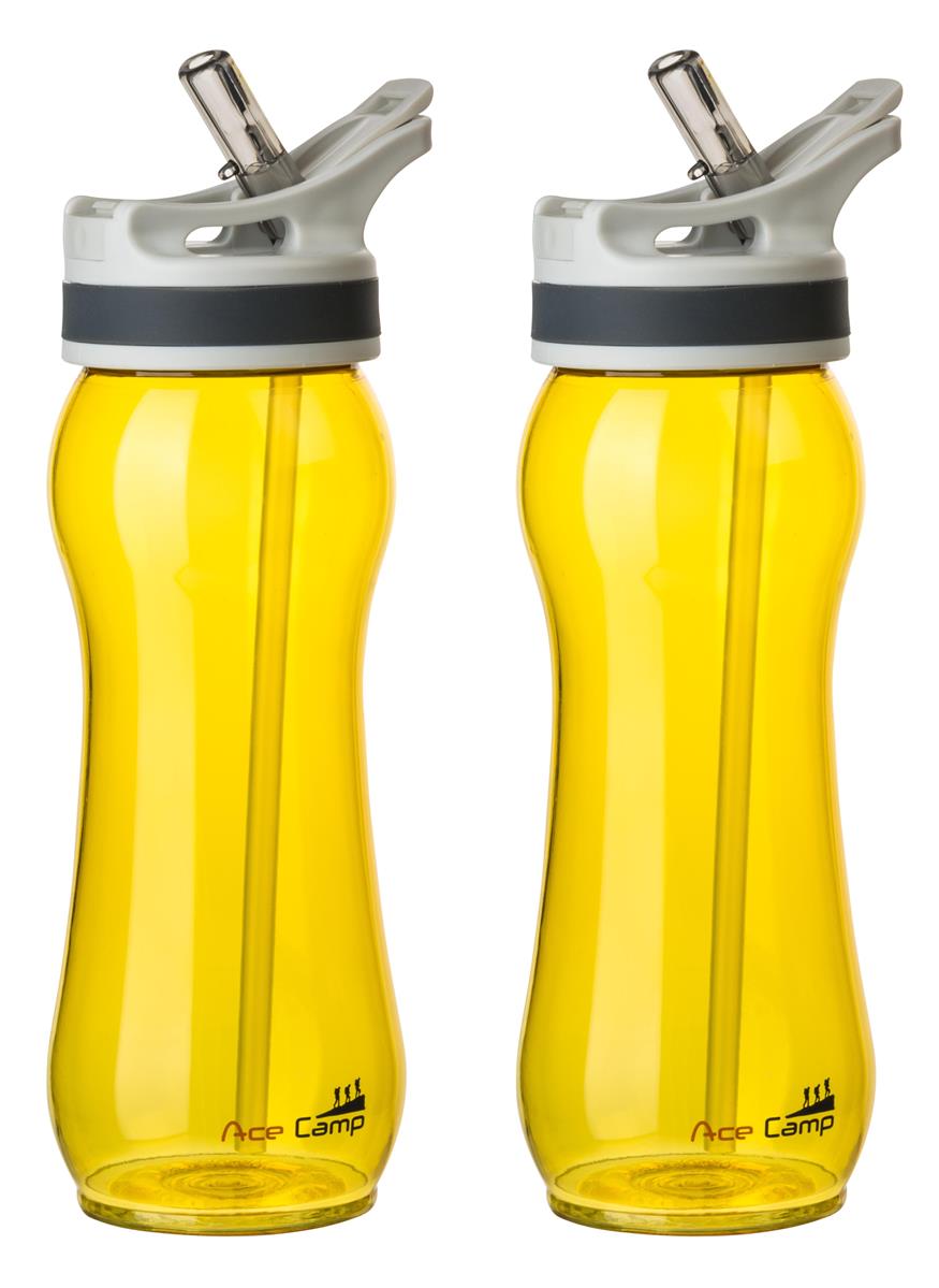 AceCamp TRITAN Trinkflasche BPA-frei mit Trinkhalm