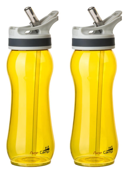 AceCamp TRITAN Trinkflasche BPA-frei mit Trinkhalm