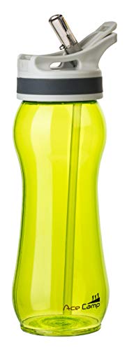 AceCamp TRITAN Trinkflasche BPA-frei mit Trinkhalm
