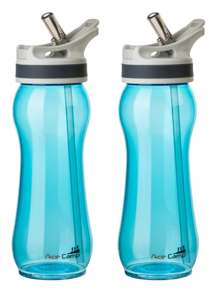 AceCamp TRITAN Trinkflasche BPA-frei mit Trinkhalm