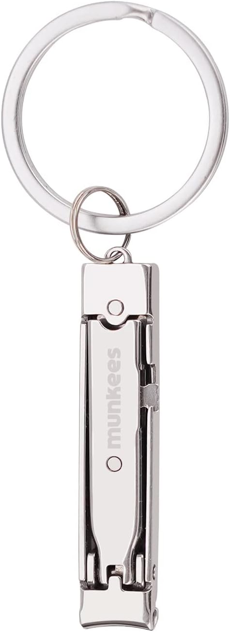 munkees Ultradünner Mini-Nagelknipser mit Schlüsselanhänger