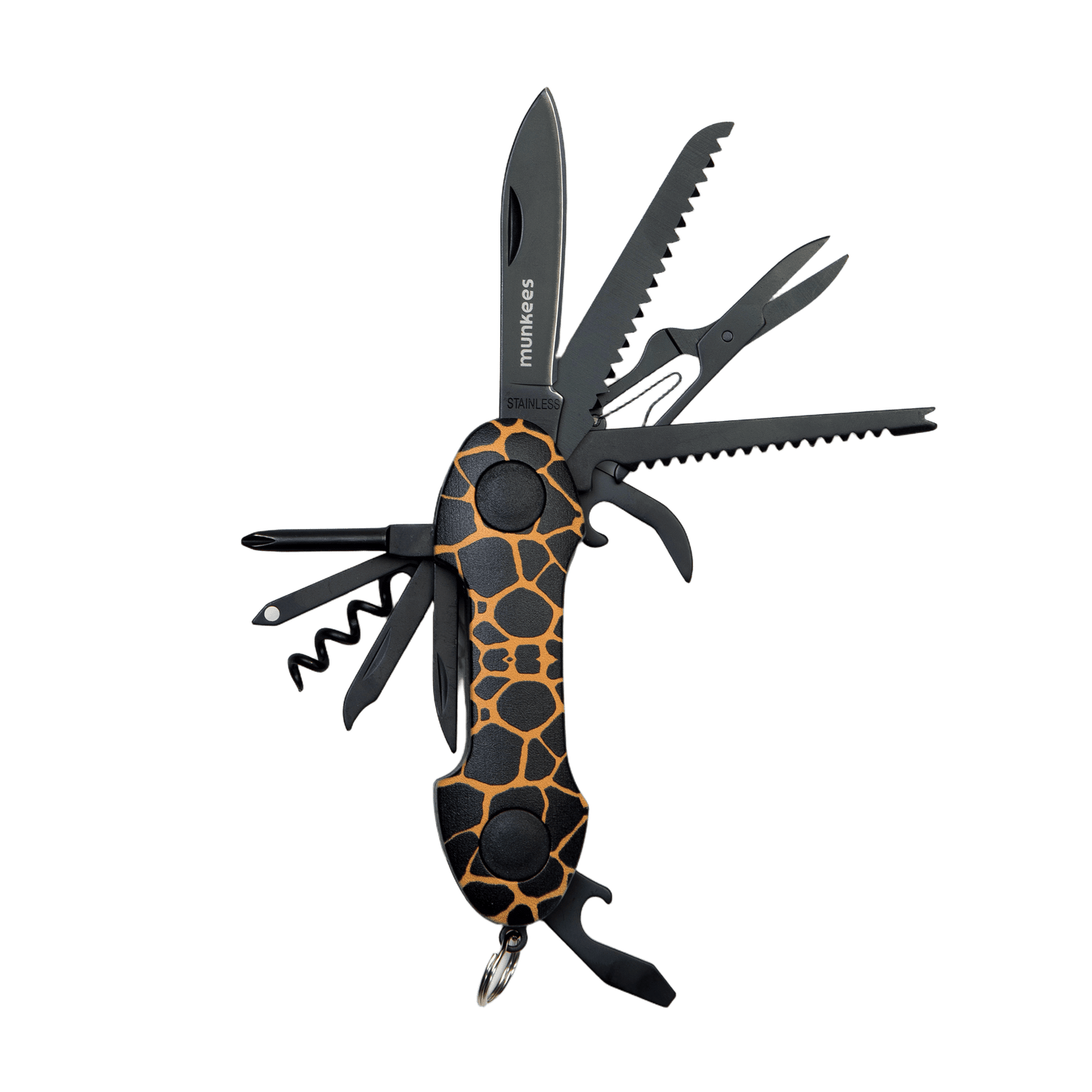 munkees Taschenmesser Giraffe mit 15 Funktionen