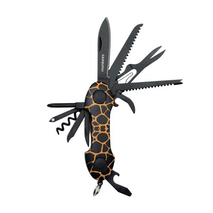 munkees Taschenmesser Giraffe mit 15 Funktionen