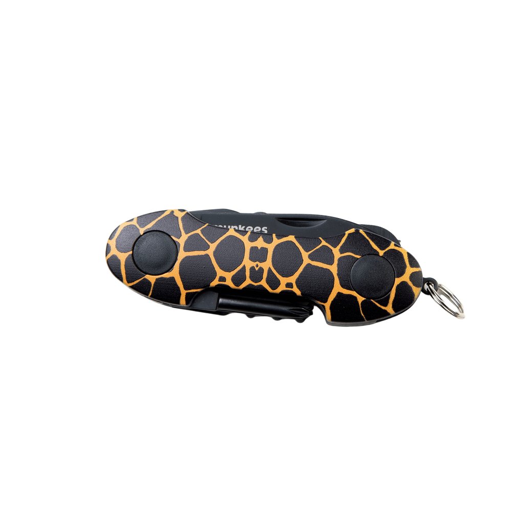 Detailansicht der Klinge des munkees Taschenmessers Giraffe
