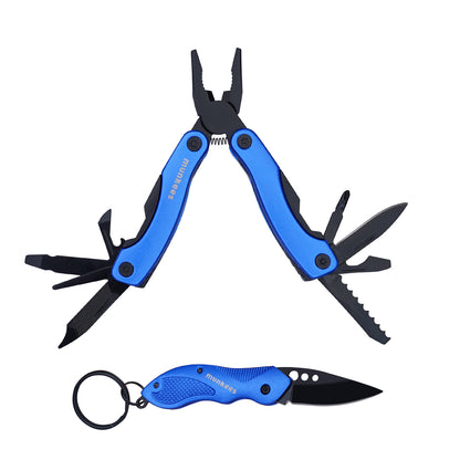 munkees Multi Duo Blue – Schlüsselanhänger mit Tools