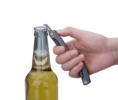 Munkees Edelstahl Multitool 9-in-1 Anthrazit