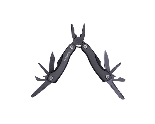 Munkees Edelstahl Multitool 9-in-1 Anthrazit