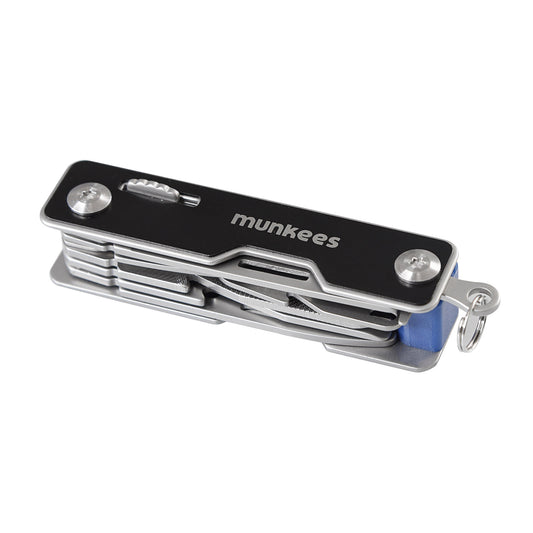 munkees Taschenmesser Lock mit 12 Funktionen – Schwarz