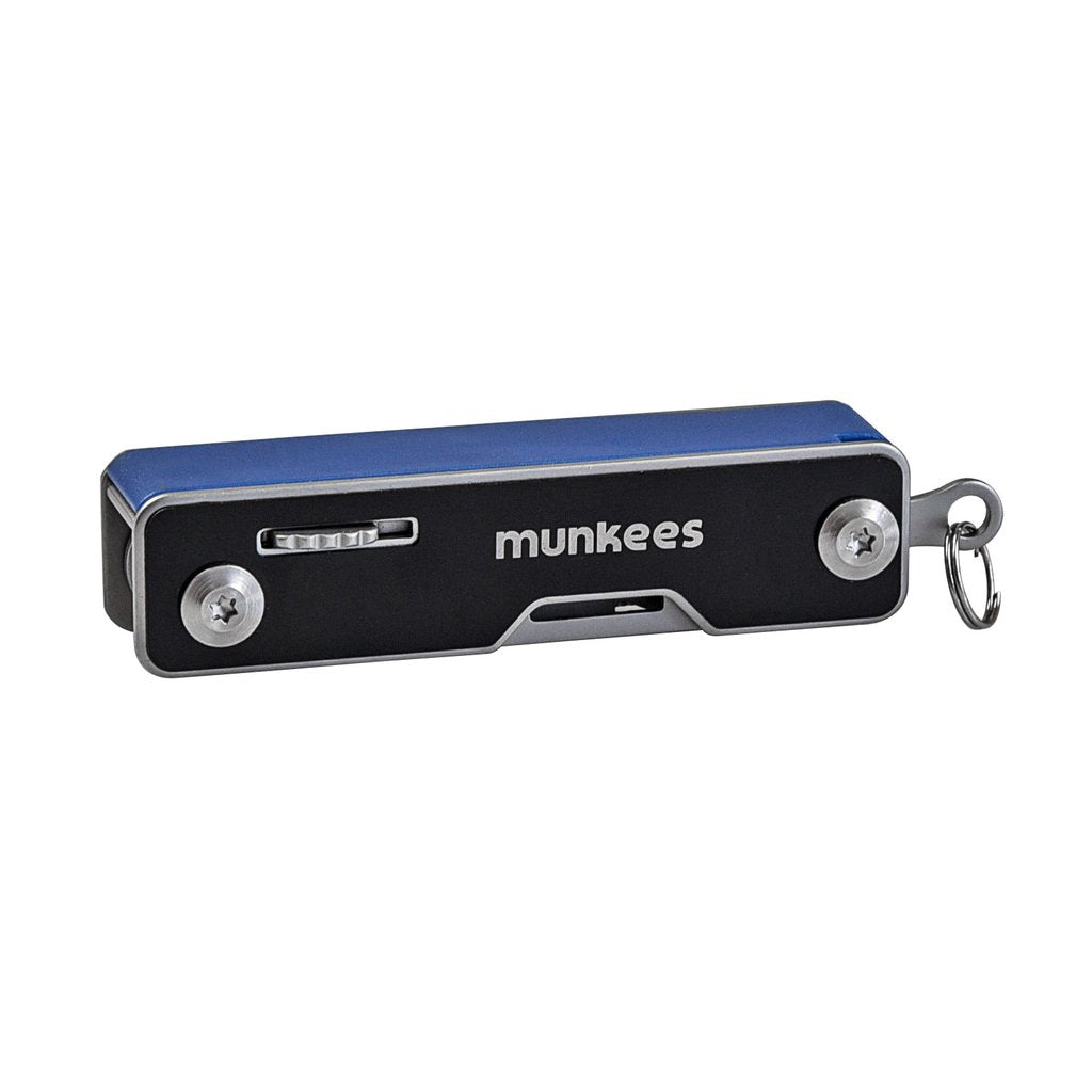 munkees Taschenmesser Lock schwarz Verpackung mit Produktbeschreibung