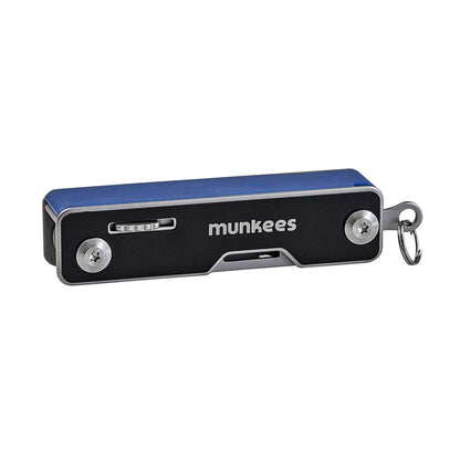 munkees Taschenmesser Lock schwarz Verpackung mit Produktbeschreibung