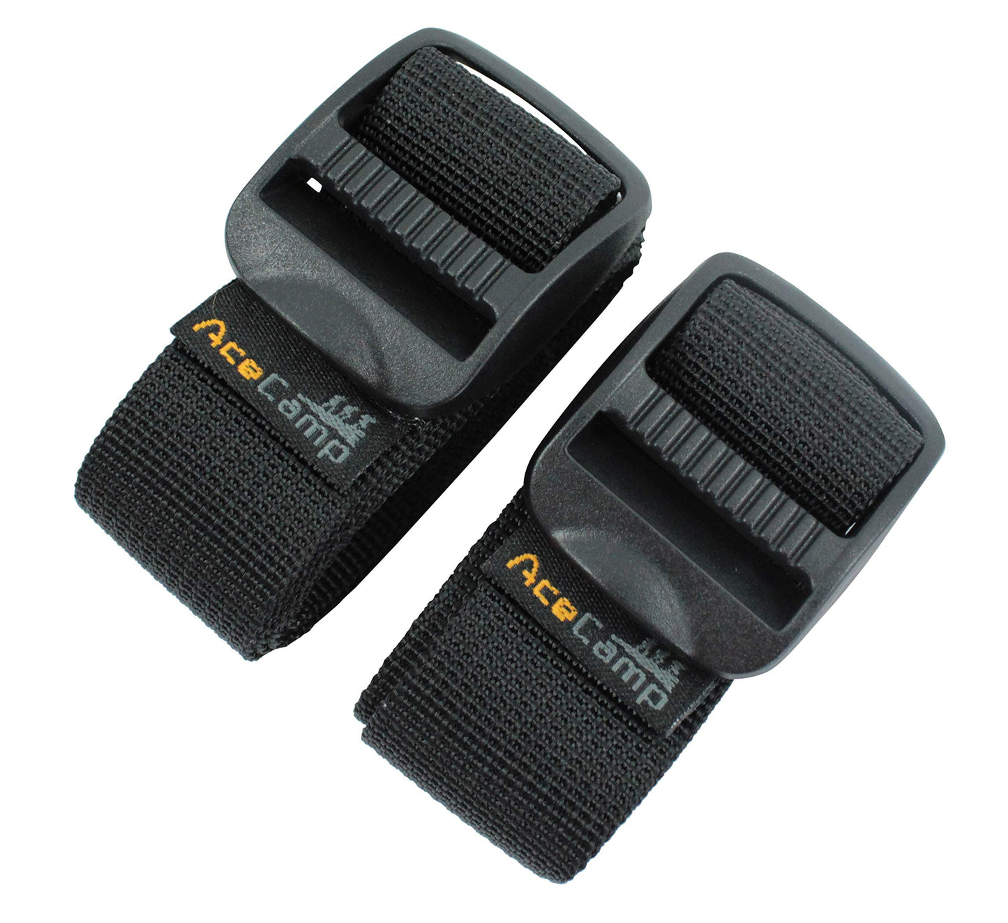 AceCamp Nylon Utility Strap 65cm – 2er-Pack, Schwarz