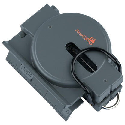 AceCamp Militär Kompass mit Metallgehäuse und Peilfaden