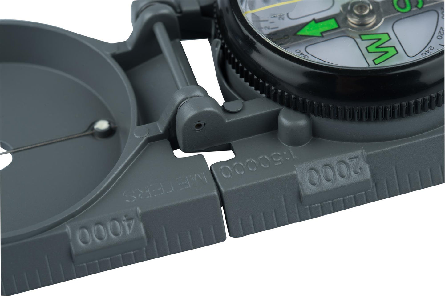 AceCamp Militär Kompass mit Metallgehäuse und Peilfaden