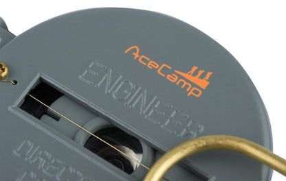 AceCamp Metallkompass mit Lupe & Peilhilfe