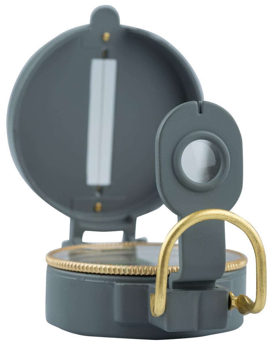 AceCamp Metallkompass mit Lupe & Peilhilfe