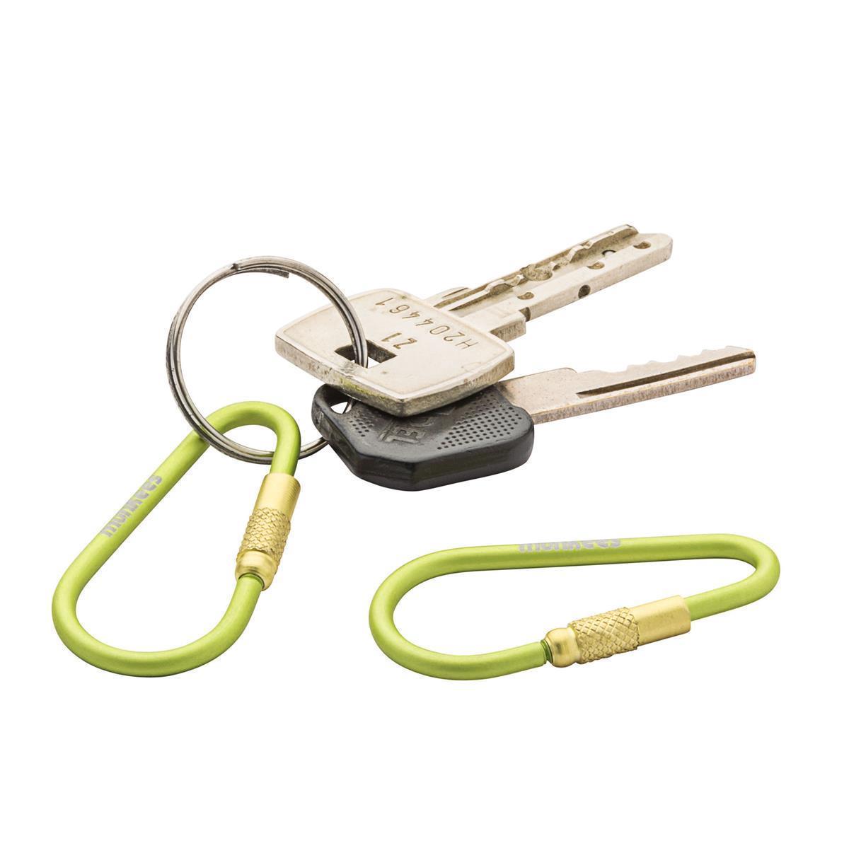 munkees Mini Link Karabiner 2er-Set mit Schraubverschluss