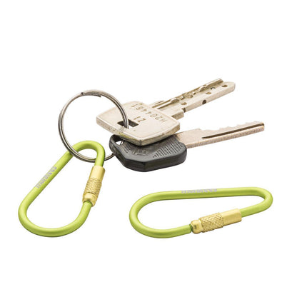 munkees Mini Link Karabiner 2er-Set mit Schraubverschluss