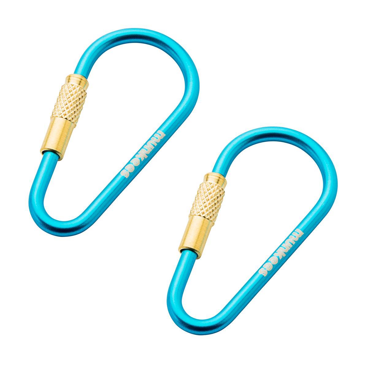 munkees Mini Link Karabiner 2er-Set mit Schraubverschluss