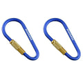 munkees Mini Link Karabiner 2er-Set mit Schraubverschluss