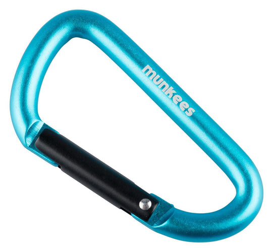 munkees Karabiner D-Form Ø 8 x 80 mm aus Aluminium